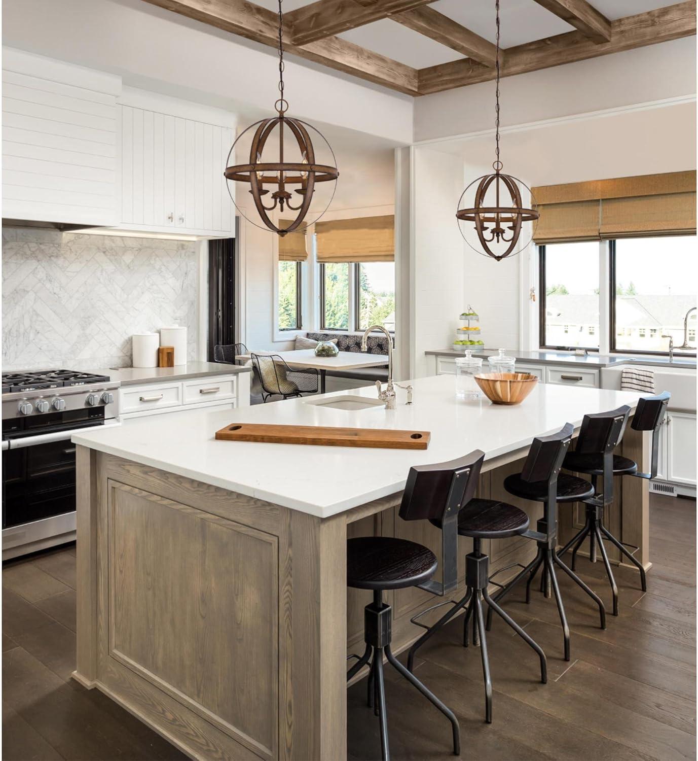 image:imageWestinghouse 6110400 Stella Mira ThreeLight Pendant Antique AshBarnwood