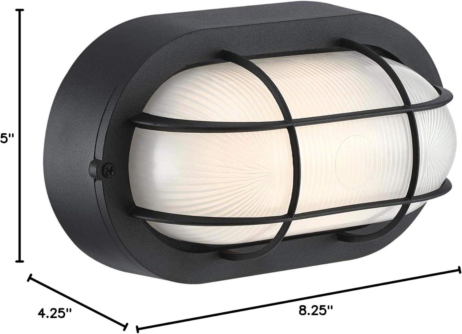image:imageWestinghouse 6113600 Traditional OneLight Dimmable LED Outdoor Wall Light Textured White Finish White GlassTextured Black