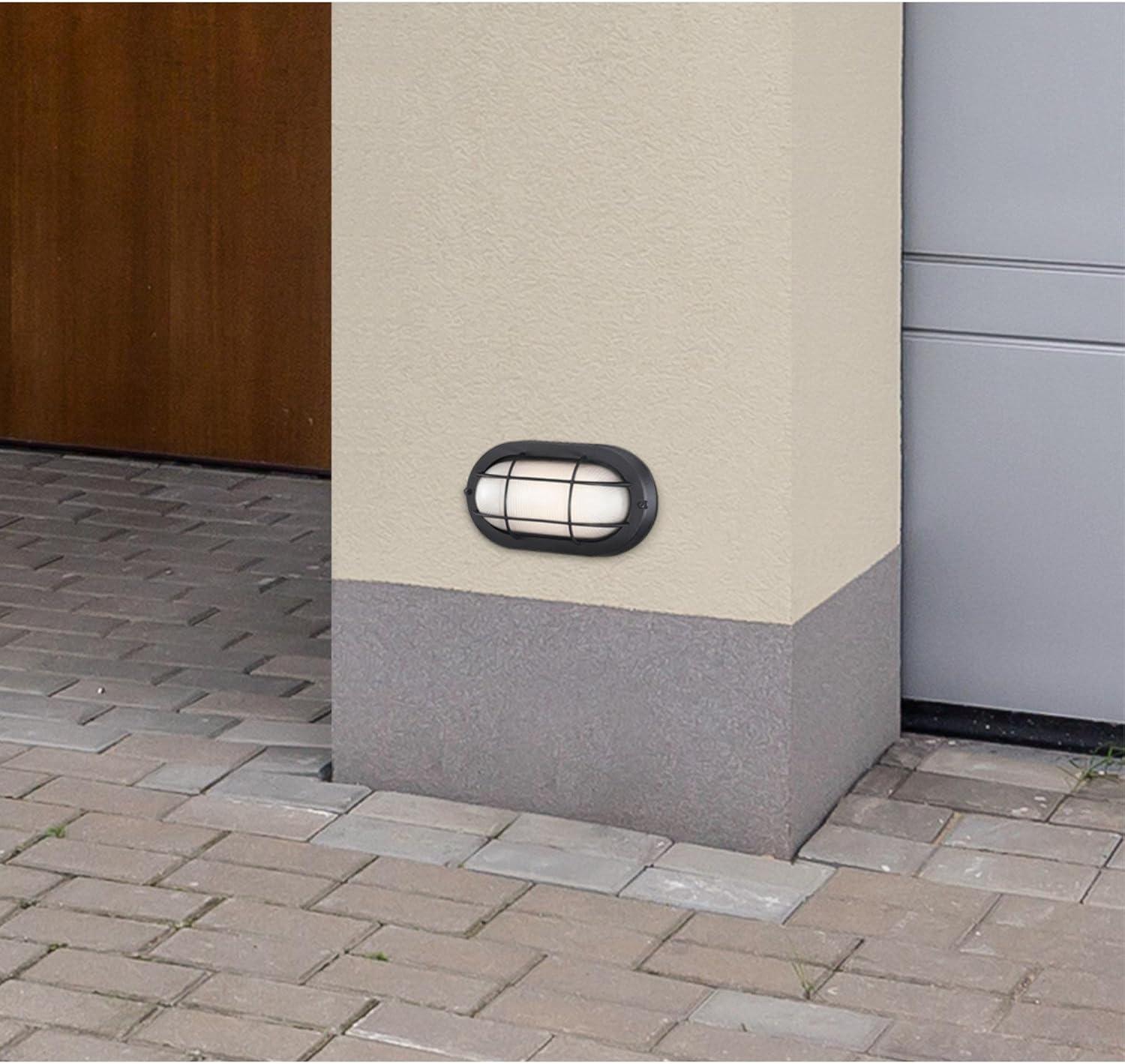 image:imageWestinghouse 6113600 Traditional OneLight Dimmable LED Outdoor Wall Light Textured White Finish White GlassWhite