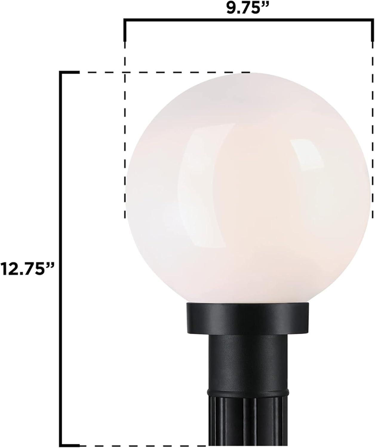 image:imageWestinghouse 6123000 Traditional One Light PostTop Lantern Black Finish Opal Acrylic Globe