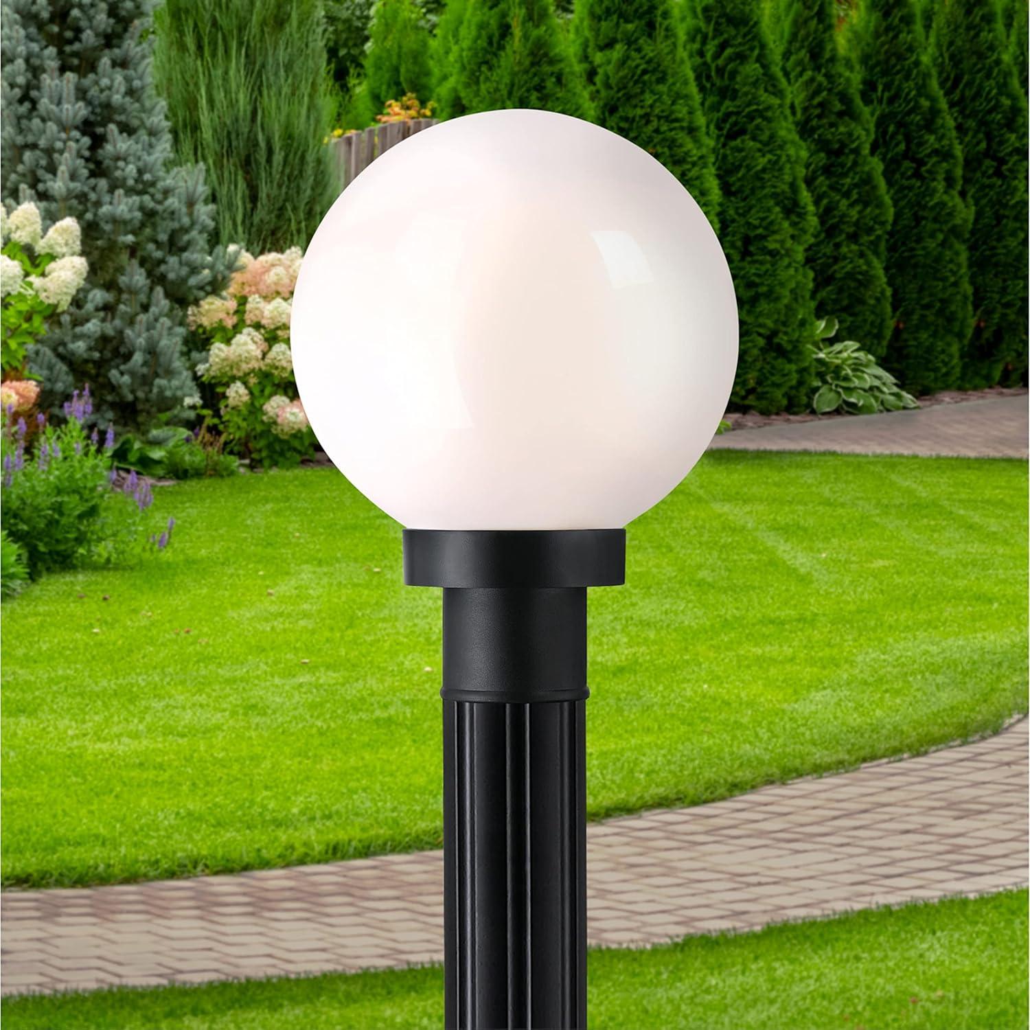 image:imageWestinghouse 6123000 Traditional One Light PostTop Lantern Black Finish Opal Acrylic Globe