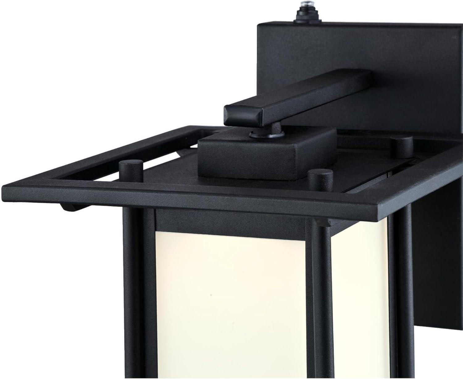 image:imageWestinghouse 6203800 Clarissa 1 Light Outdoor Wall Lantern Textured BlackBlack Photocell
