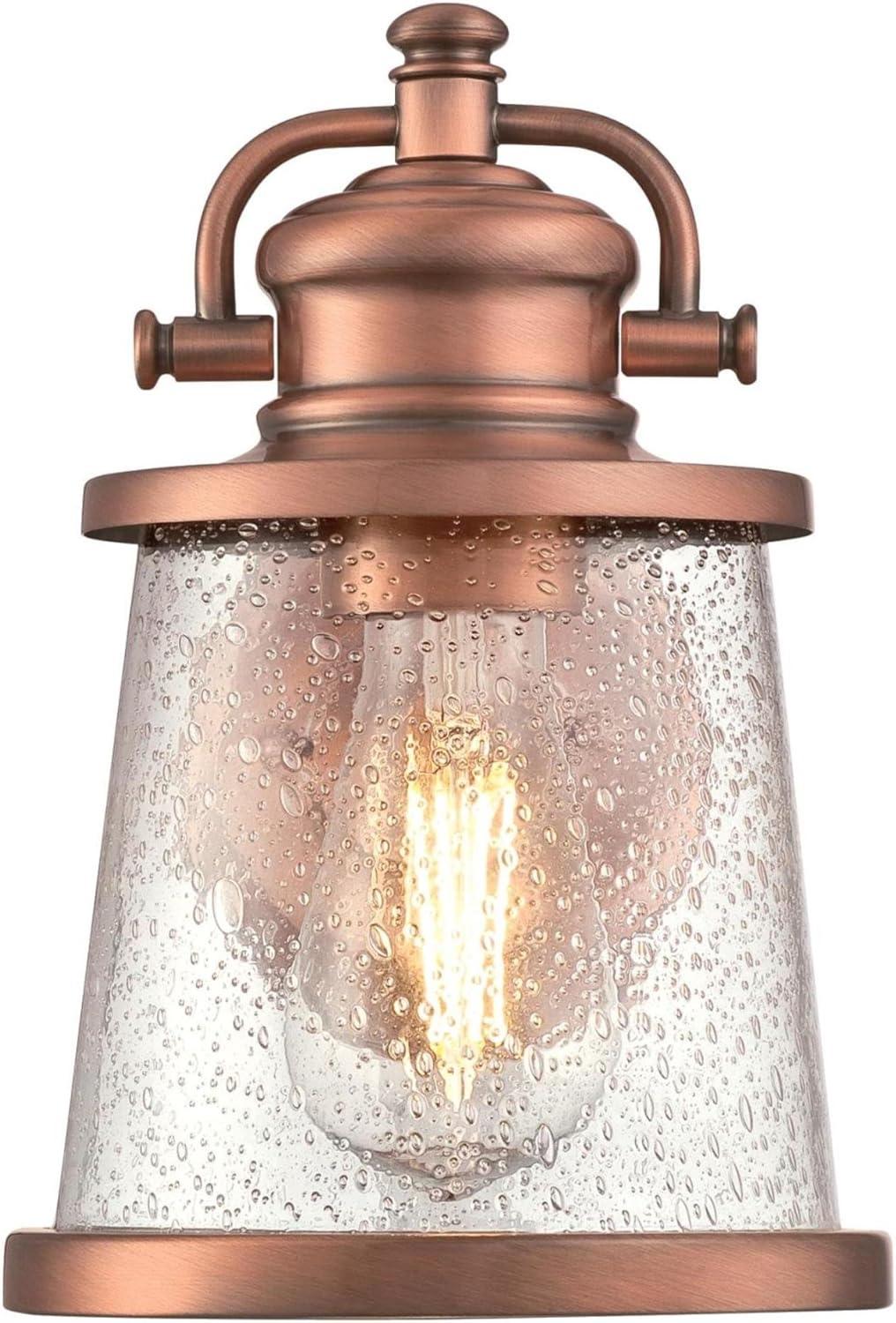 image:imageWestinghouse 6204000 Emma Jane OneLight Outdoor Wall Lantern 1Pack Amber BronzeWhite