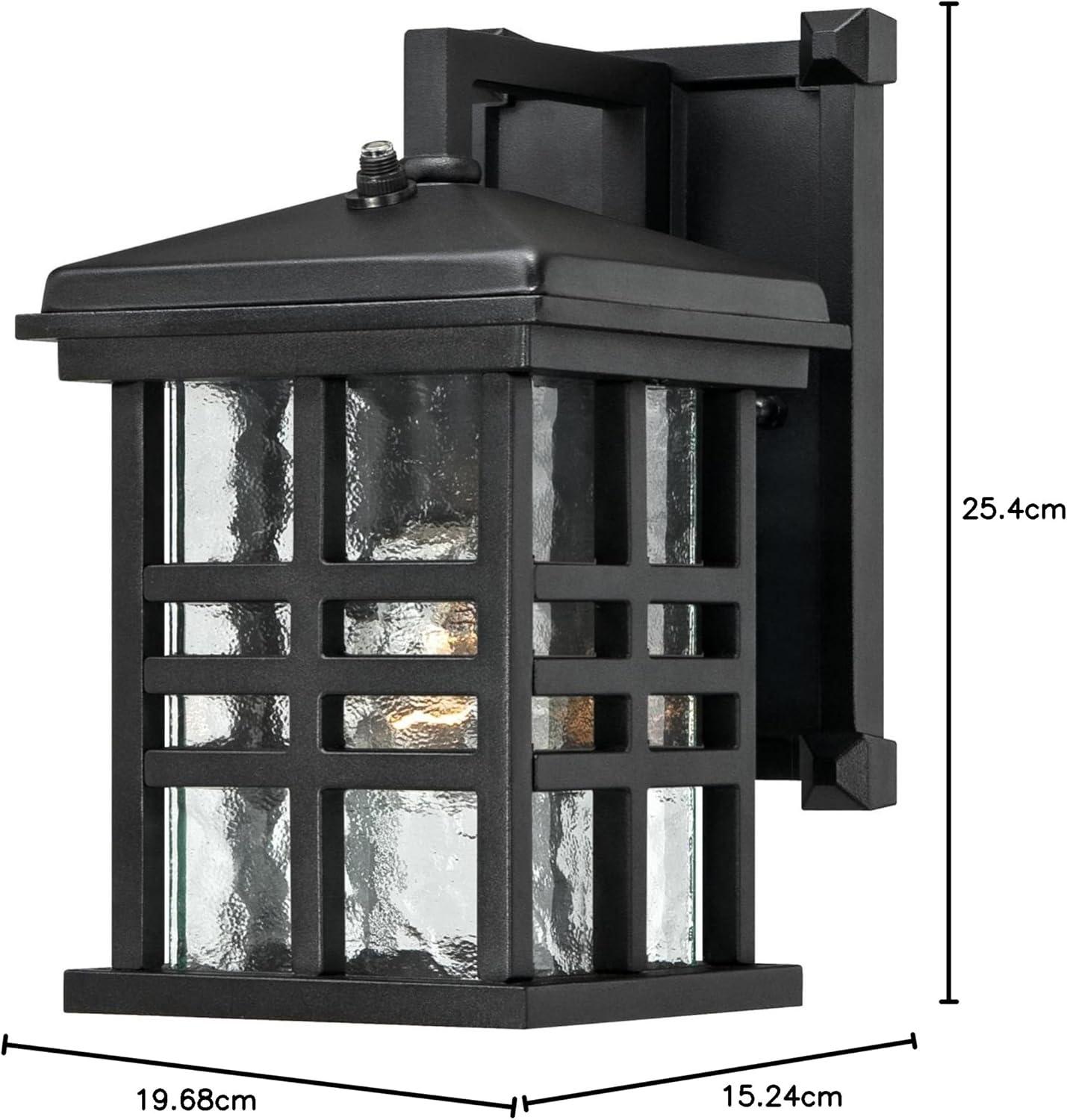 image:imageWestinghouse 6204500 Caliste 1 Light Outdoor Wall Lantern with Dusk to Dawn Sensor Textured BlackBlack
