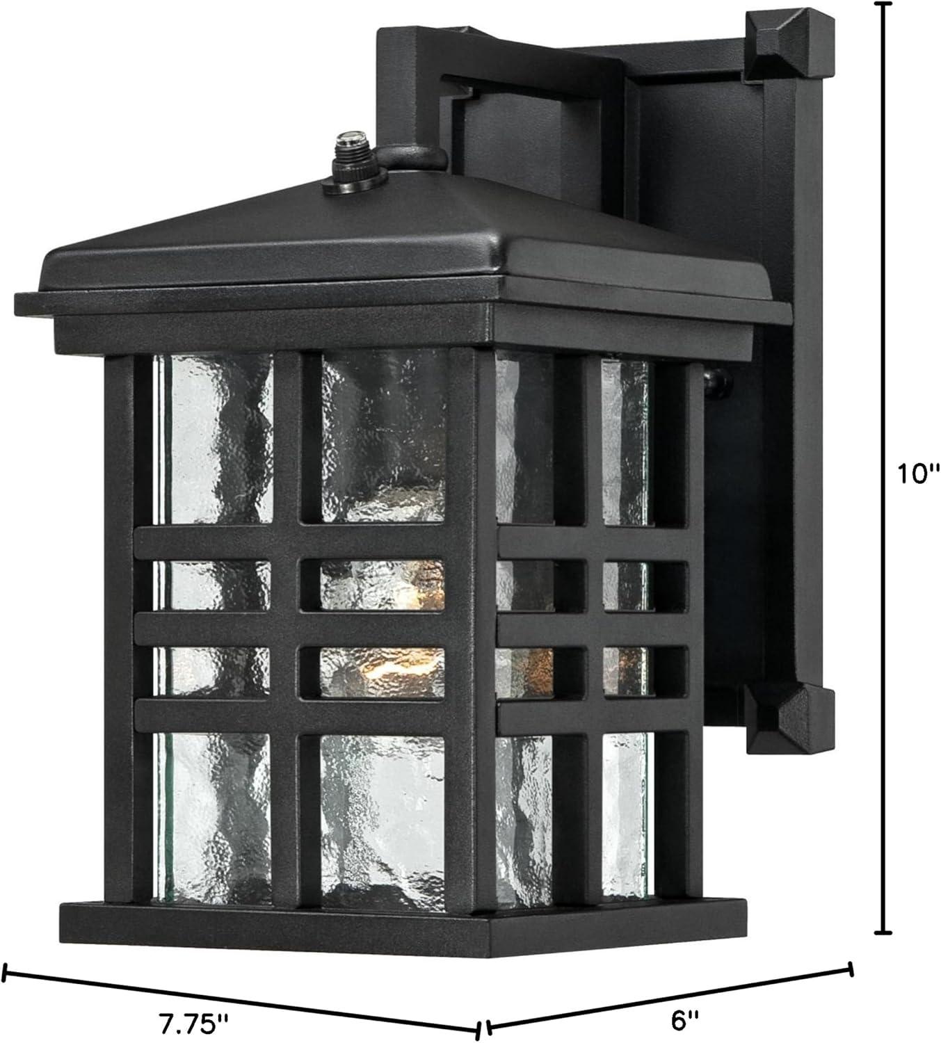 image:imageWestinghouse 6204500 Caliste 1 Light Outdoor Wall Lantern with Dusk to Dawn Sensor Textured BlackBlack