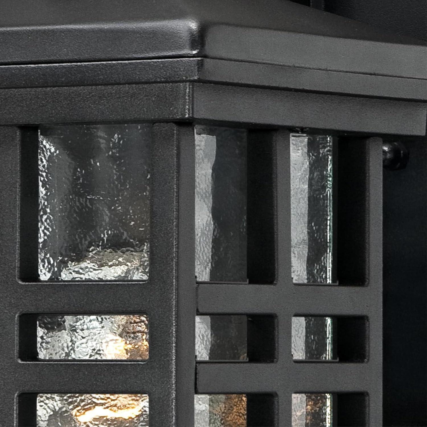 image:imageWestinghouse 6204500 Caliste 1 Light Outdoor Wall Lantern with Dusk to Dawn Sensor Textured BlackBlack