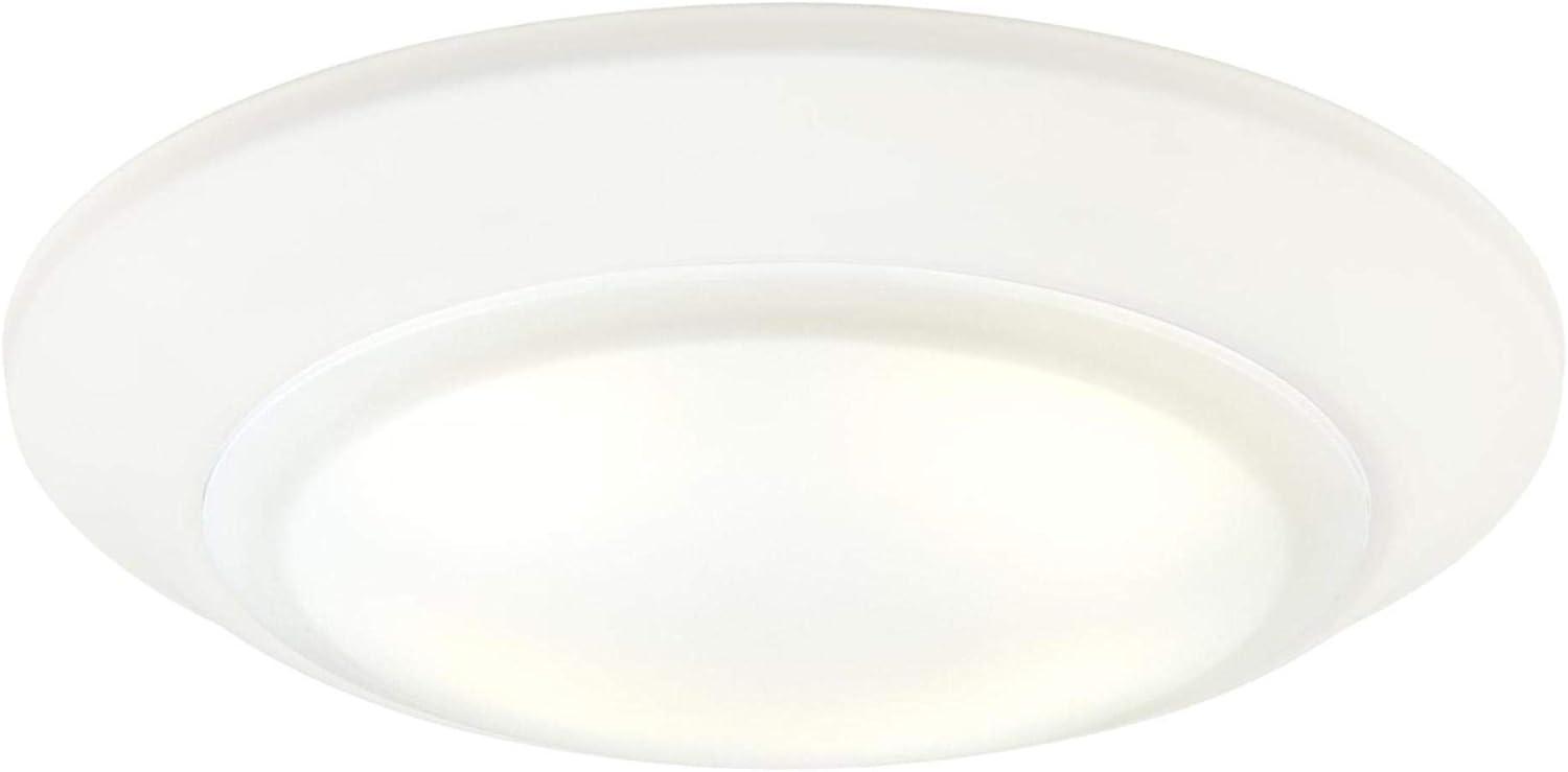 image:imageWestinghouse 6322900 Large LED IndoorOutdoor Dimmable Surface Mount Wet Location White Finish with Frosted Lens