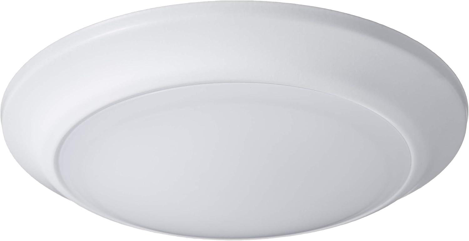 image:imageWestinghouse 6322900 Large LED IndoorOutdoor Dimmable Surface Mount Wet Location White Finish with Frosted Lens