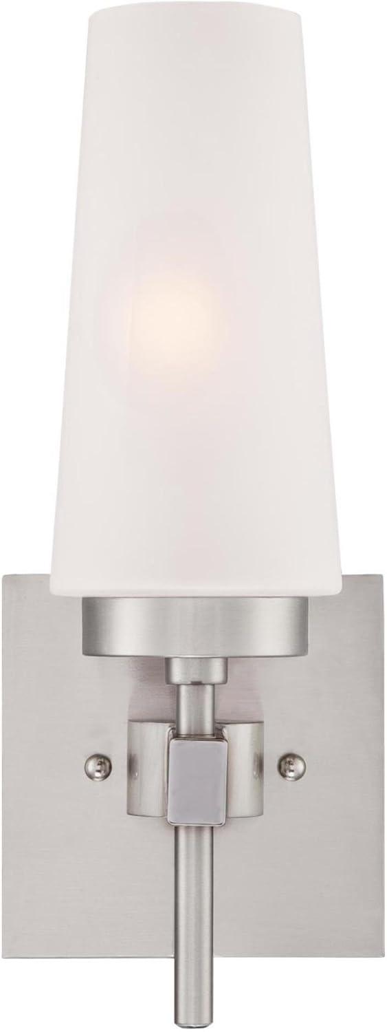 image:imageWestinghouse 6352700 Chaddsford SixLight Indoor Champagne Brass Finish with Frosted Glass ChandelierBrushed Nickel