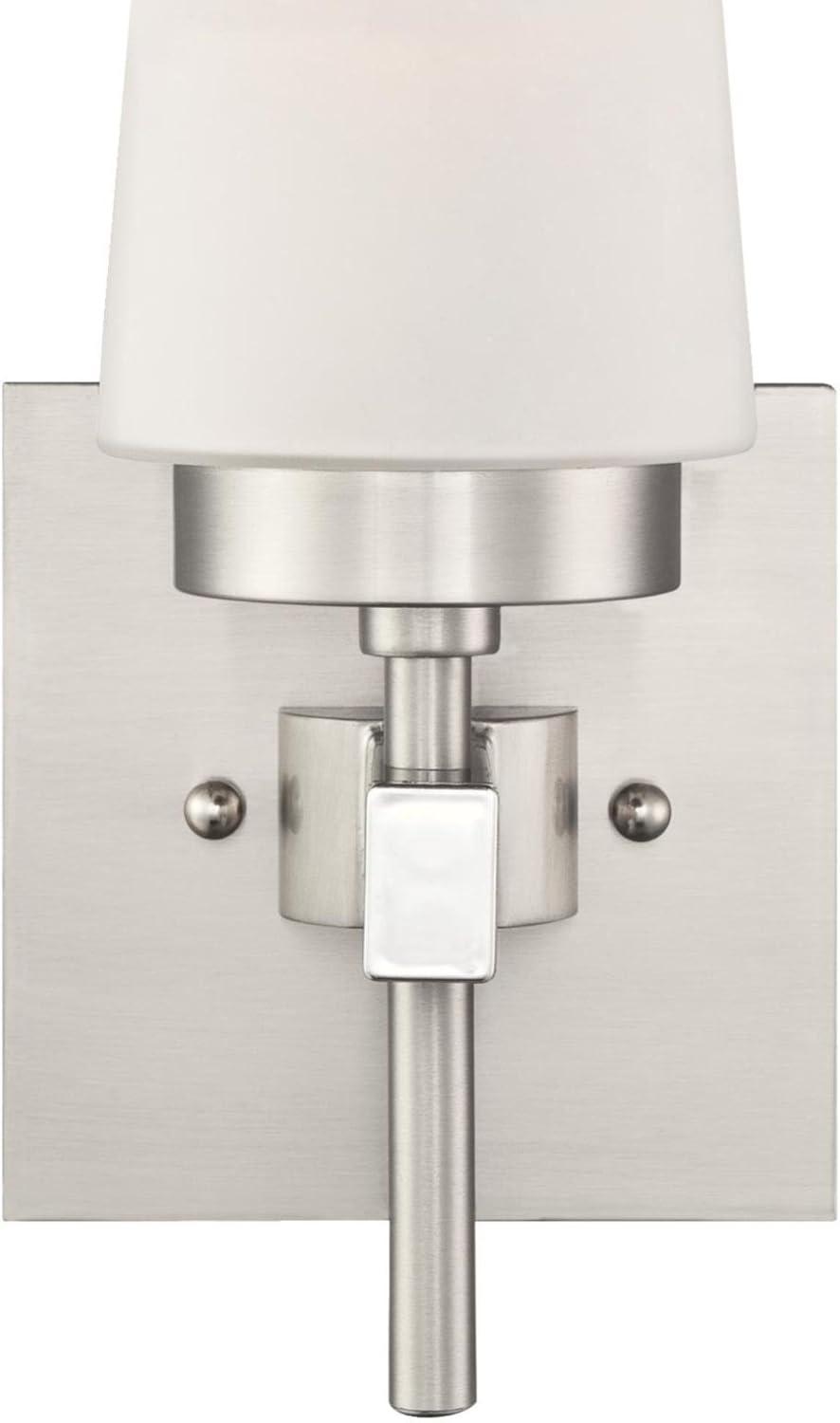image:imageWestinghouse 6352700 Chaddsford SixLight Indoor Champagne Brass Finish with Frosted Glass ChandelierBrushed Nickel
