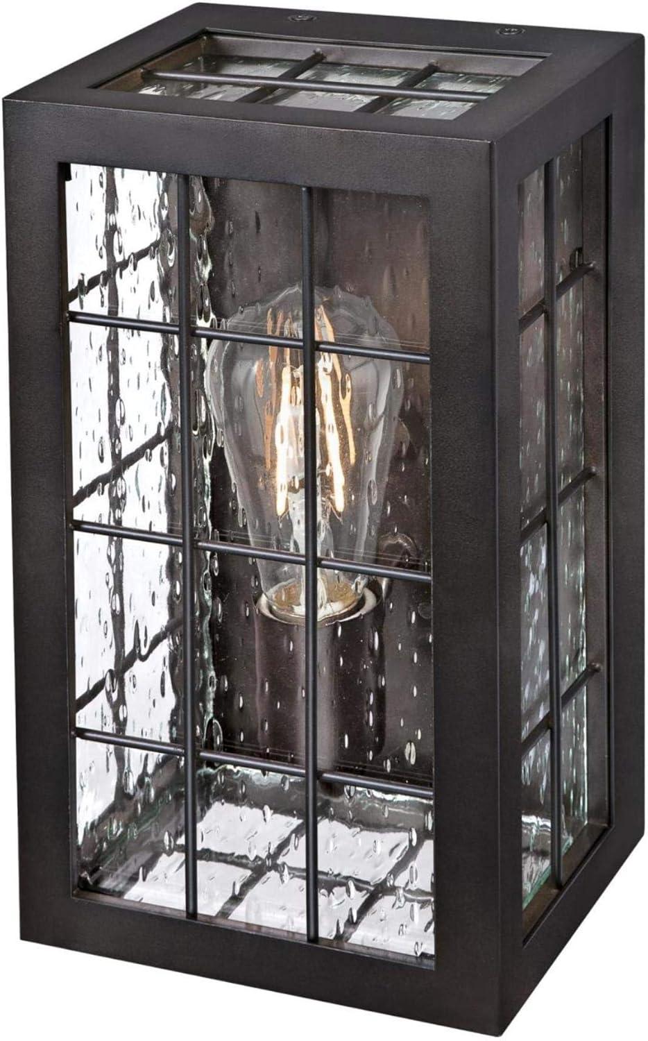 image:imageWestinghouse 6580100 Wrightsville Vintage OneLight Outdoor Wall Light Sconce Oil Rubbed Bronze Finish Clear Raindrop Glass