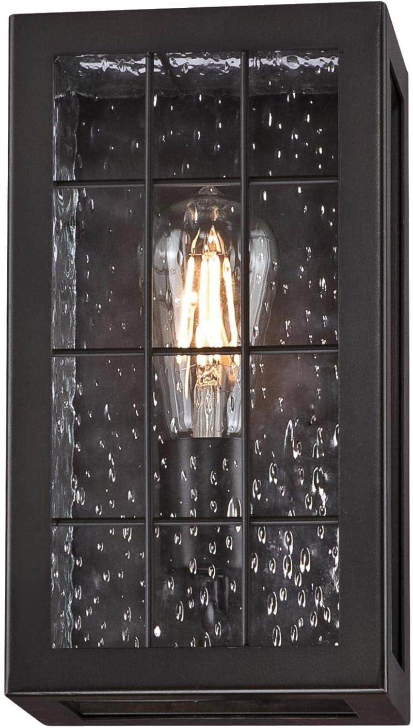 image:imageWestinghouse 6580100 Wrightsville Vintage OneLight Outdoor Wall Light Sconce Oil Rubbed Bronze Finish Clear Raindrop Glass