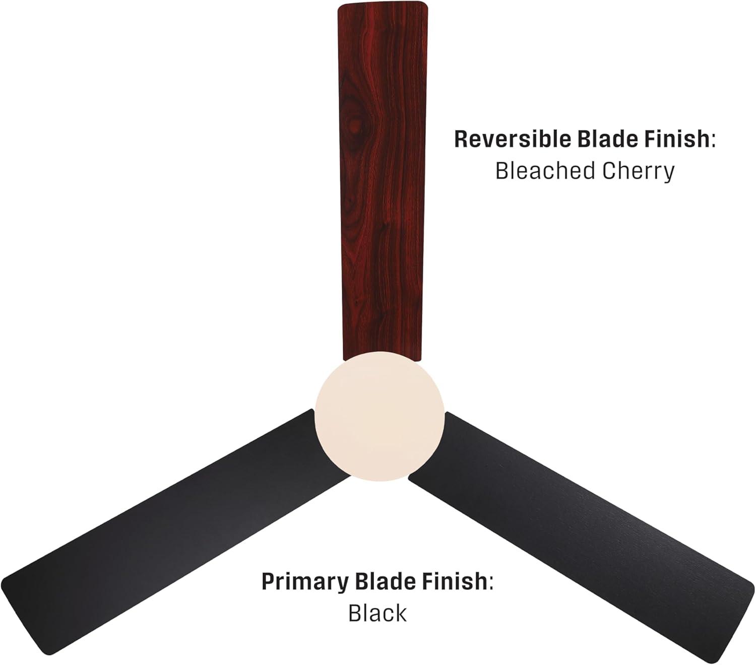 image:imageWestinghouse 7205900 Alta Vista Modern LED Ceiling Fan with Light and Remote Control 52 Inch Matte Black Finish Opal Frosted GlassMatte Black