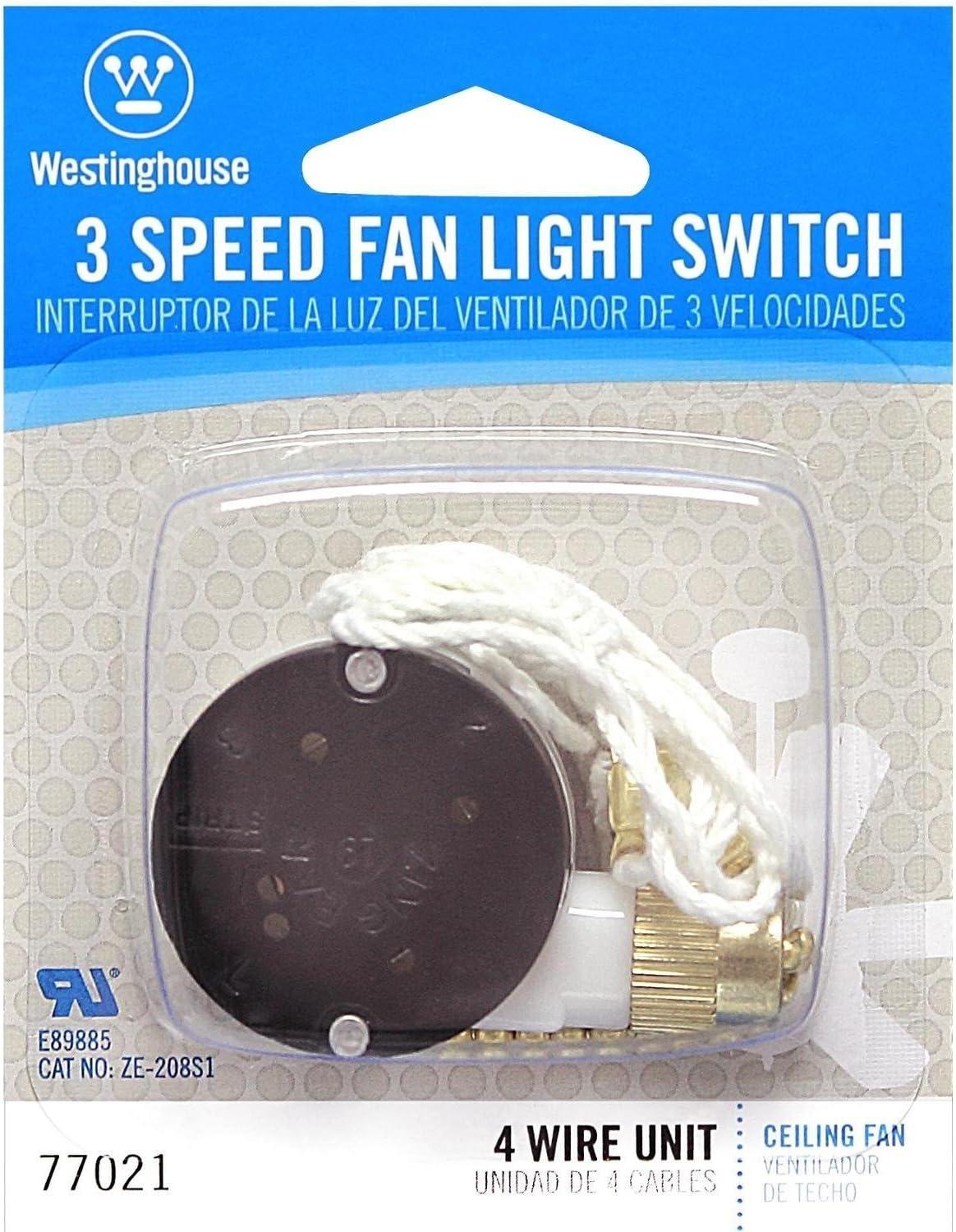image:imageWestinghouse 7702100 3Speed Fan SwitchPack of 1