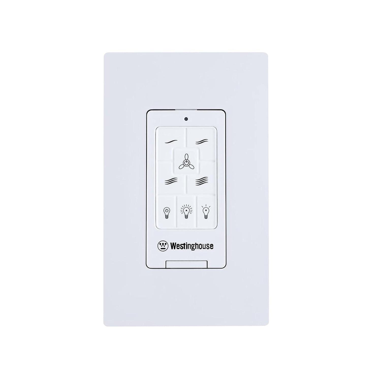 image:imageWestinghouse 7788500 Four Speed Ceiling Fan and LED Light Wall Control White
