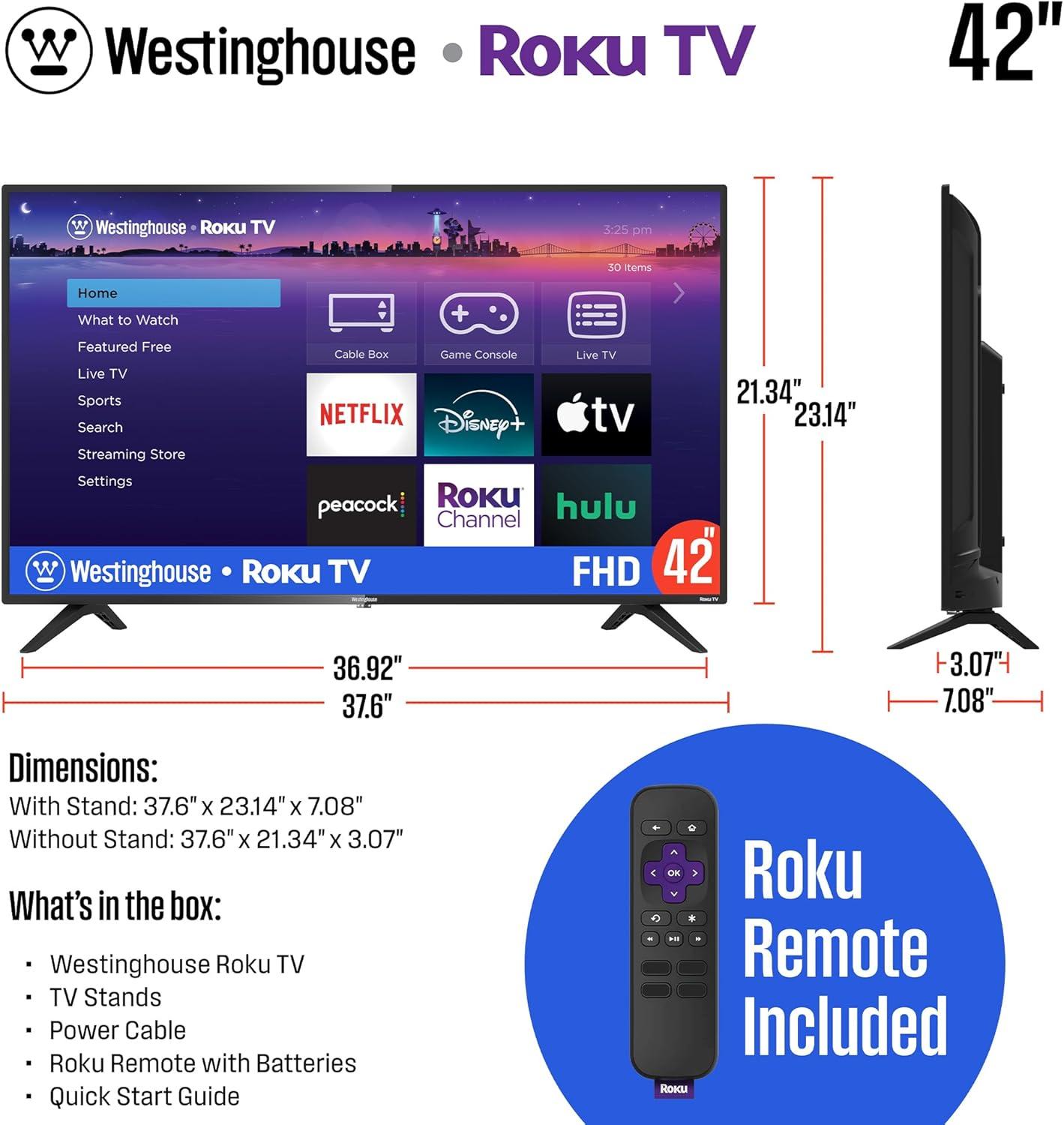 image:imageWestinghouse Full HD 42 Inch TV and 312 AllinOne Soundbar