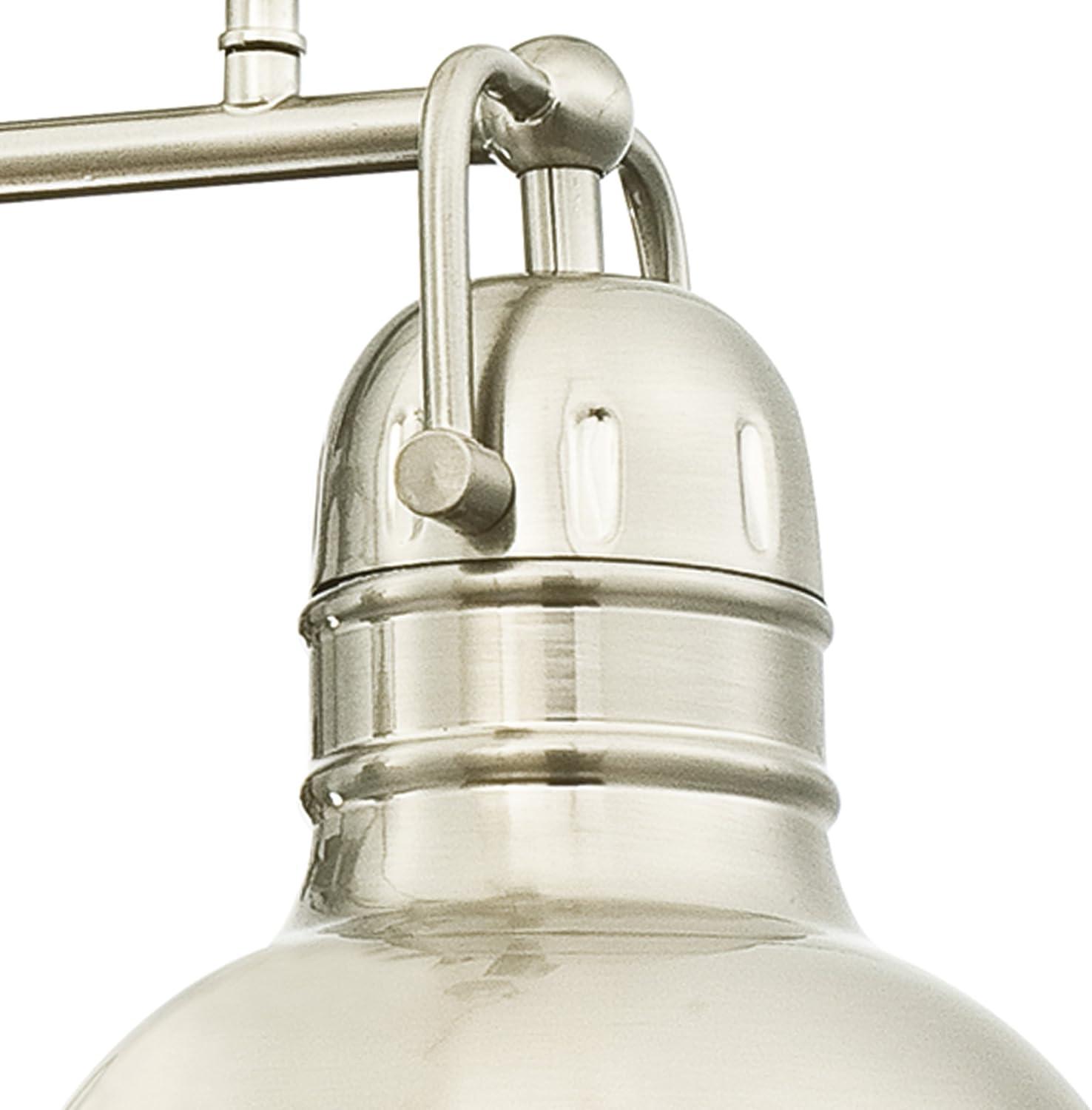 image:imageWestinghouse Lighting 6333900 Boswell ThreeLight Indoor Chandelier Brushed Nickel Finish with Prismatic LensBrushed Nickel