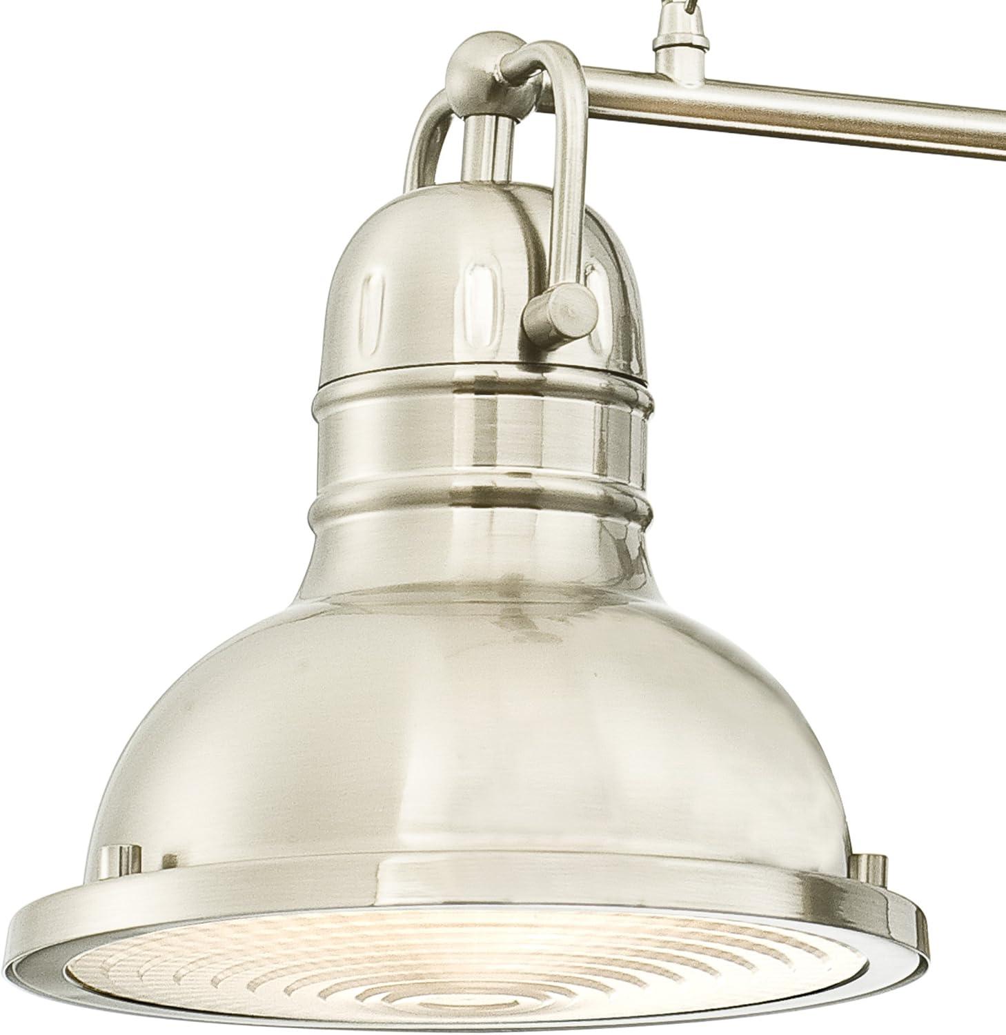 image:imageWestinghouse Lighting 6333900 Boswell ThreeLight Indoor Chandelier Brushed Nickel Finish with Prismatic LensBrushed Nickel