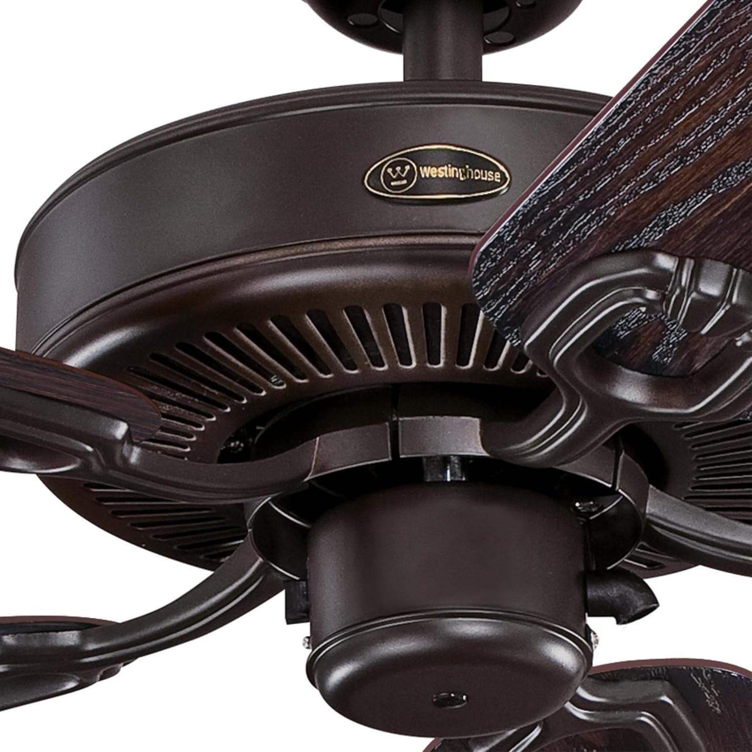 image:imageWestinghouse Lighting 7216800 Deacon 52Inch Oil Rubbed Bronze IndoorOutdoor Ceiling FanOilRubbed Bronze Finish