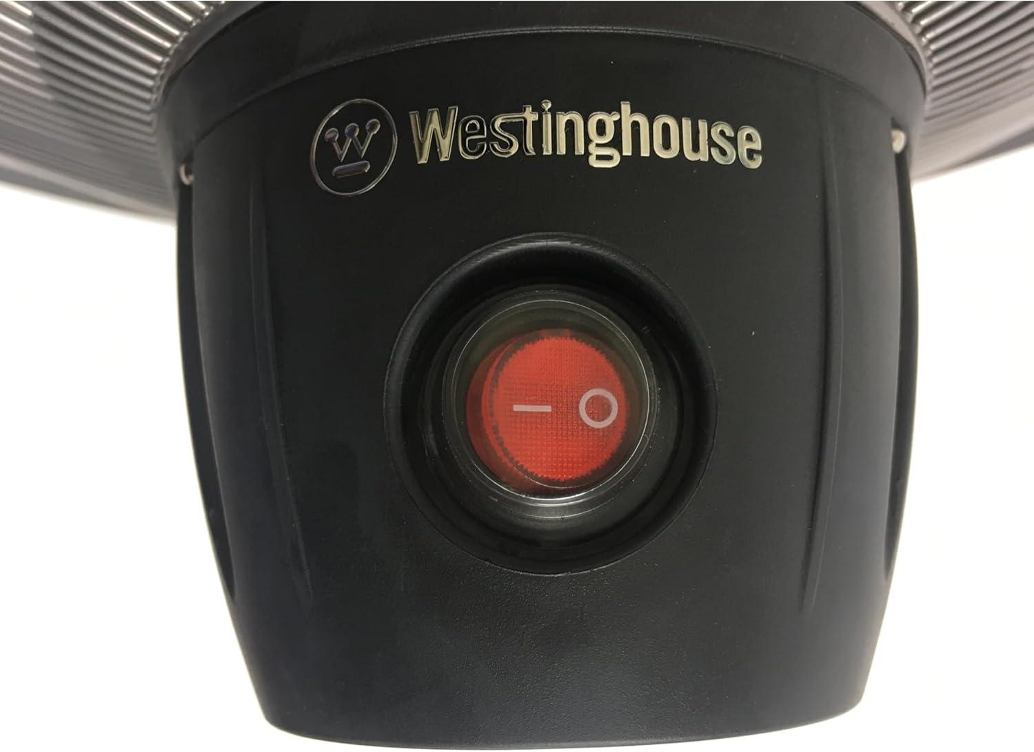 image:imageWestinghouse Outdoor Ceiling Patio Heater Water Resistant Adjustable Heat Output Up to 1500W Auto Shut Off Overheat Protection Hanging Infrared Heater for Patio Cover Gazebo Pergola amp More