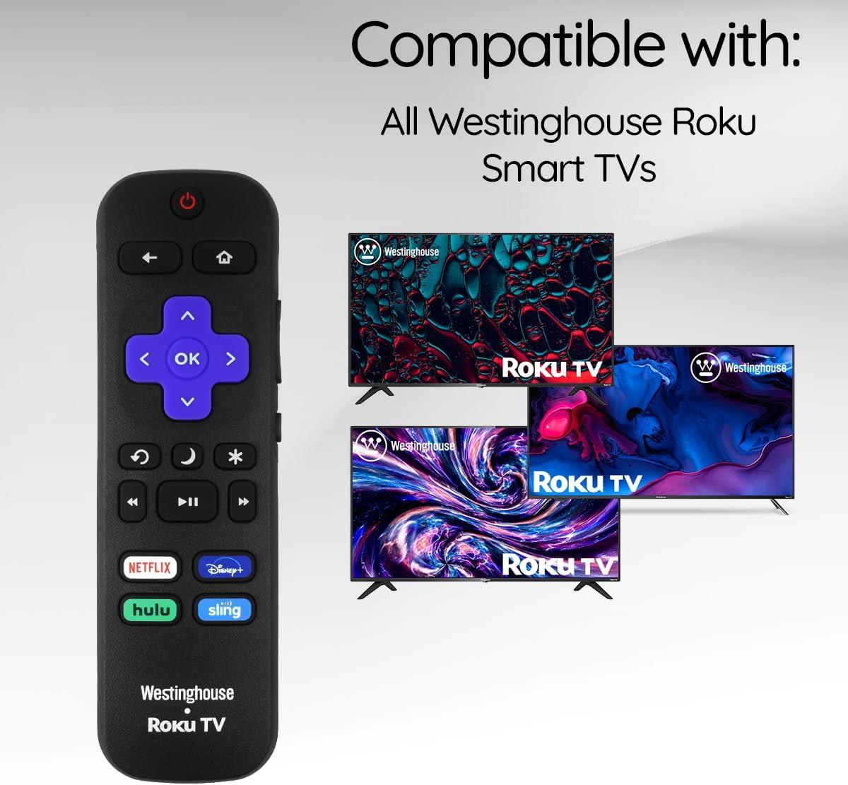 image:imageWestinghouse Remote RCAFIR with NetflixDisneyHuluSling Keys Black
