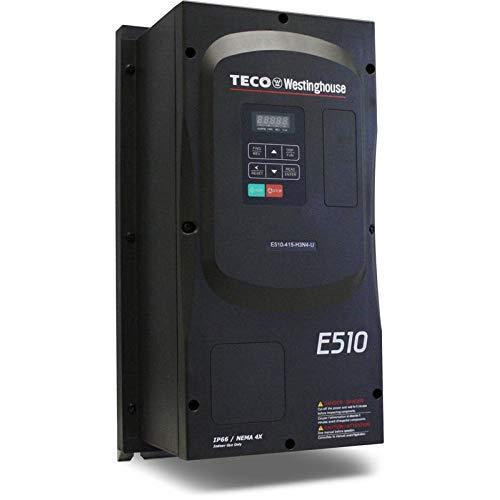image:imageTeco Variable Frequency Drive 10 HP 460 Volts 3 Phase Input 460 Volts 3 Phase Output NEMA 44X12 E510410H3N4U Indoor Medium Duty VFD Inverter for AC motor control