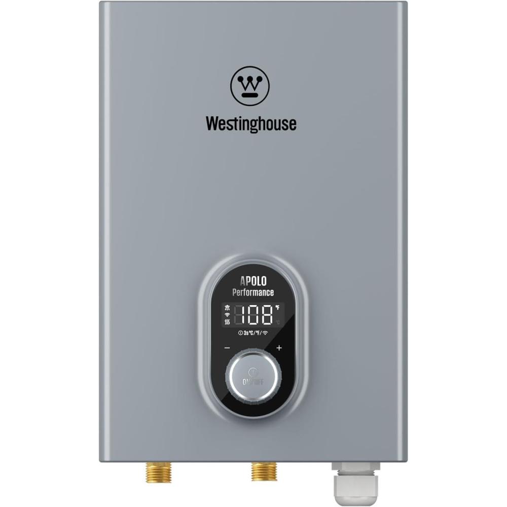 image:imageWestinghouse 11kW 240V Tankless Water Heater Electric Up to 26 GPM Instant Hot Water Heater 13 Point of Use Hot Water WiFi Enabled APOLO11kInstant11kWV