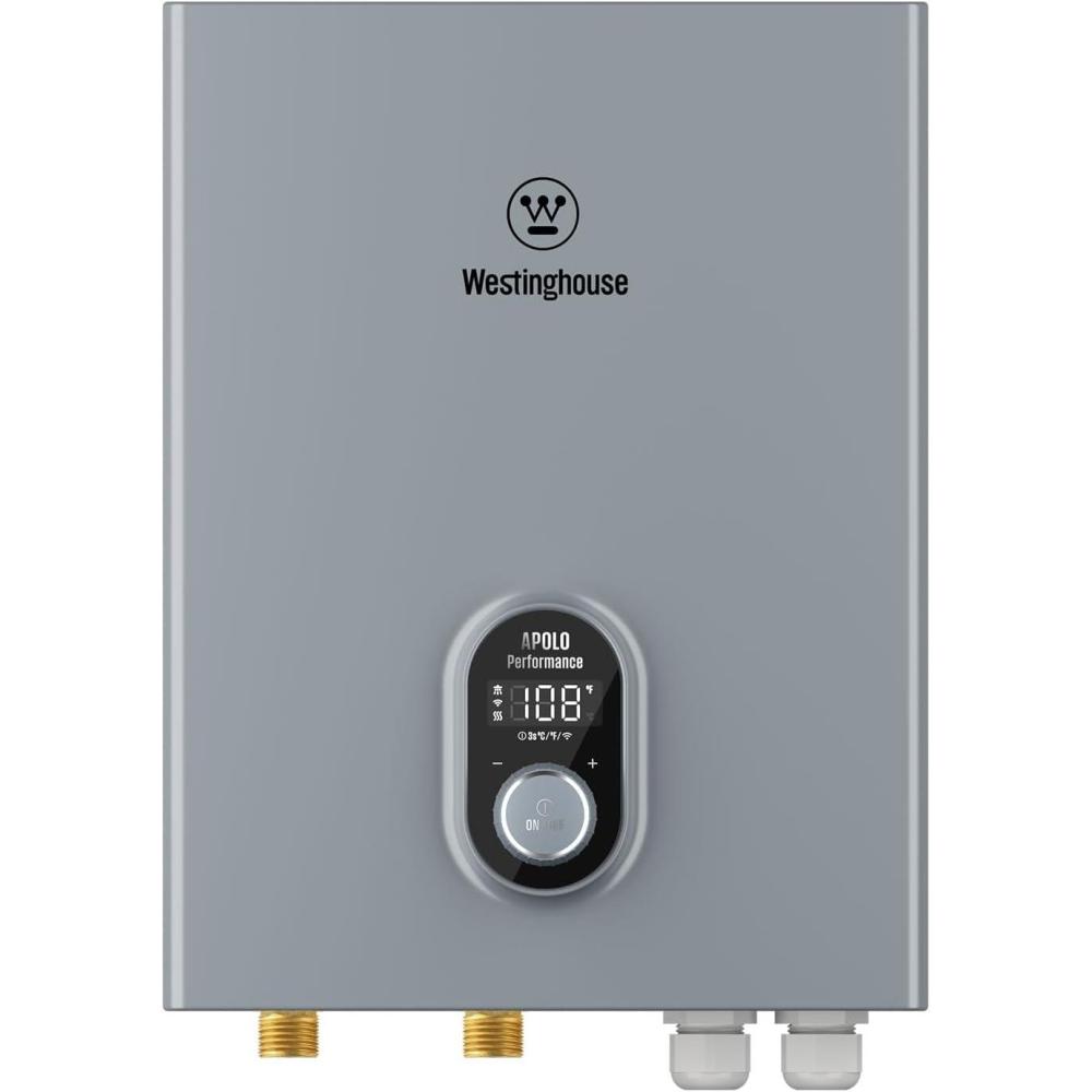 image:imageWestinghouse 18kW 240V Electric Tankless Water Heater Instant Hot Water Heater On Demand Hot Water Smart WiFi Control Works with Alexa amp Google Home ETL Certified IPX4 Apolo18kW24kWAPOLO