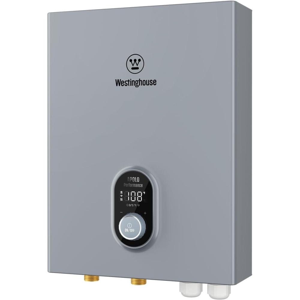 image:imageWestinghouse 18kW 240V Electric Tankless Water Heater Instant Hot Water Heater On Demand Hot Water Smart WiFi Control Works with Alexa amp Google Home ETL Certified IPX4 Apolo18kW27kWAPOLO 20