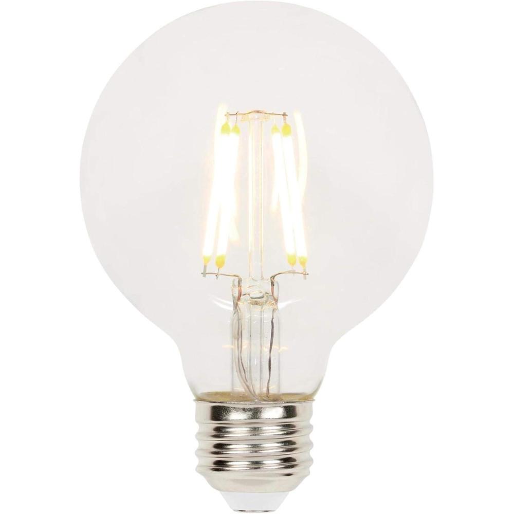 image:imageWestinghouse 4317300 65 60Watt Equivalent G25 Dimmable Clear Filament Medium Base LED Light Bulbs