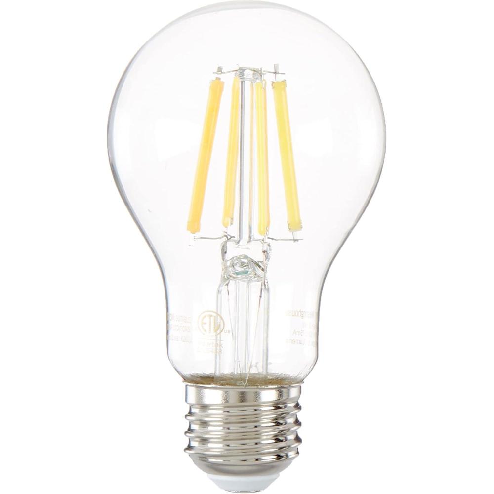 image:imageWestinghouse 5316500 65 Watt 60 Watt Equivalent A19 Dimmable Clear Filament LED Light Bulb Medium Base Single2700k Clear