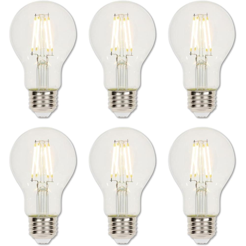 image:imageWestinghouse 5316500 65 Watt 60 Watt Equivalent A19 Dimmable Clear Filament LED Light Bulb Medium Base Single45w 3000k Clear
