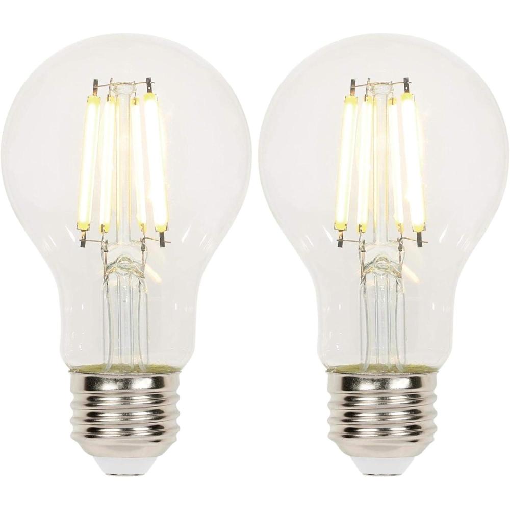 image:imageWestinghouse 5316500 65 Watt 60 Watt Equivalent A19 Dimmable Clear Filament LED Light Bulb Medium Base Single65w 2700k Clear