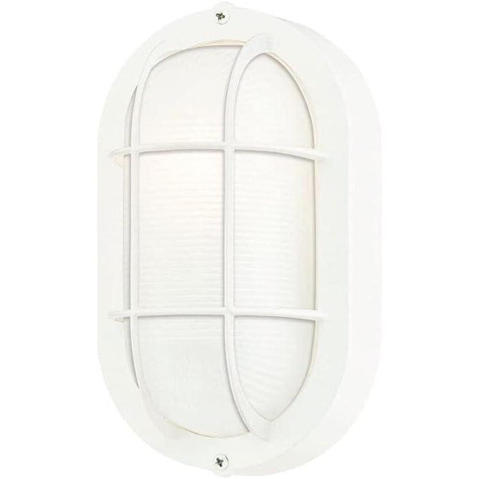 image:imageWestinghouse 6113600 Traditional OneLight Dimmable LED Outdoor Wall Light Textured White Finish White GlassWhite