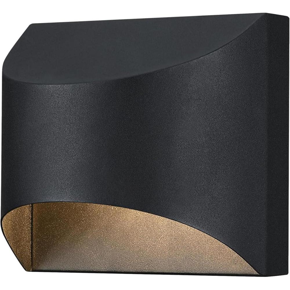 image:imageWestinghouse 6122800 Nardella Transitional One Light Dimmable LED Outdoor Wall Fixture Textured Black Finish Dark Sky Friendly