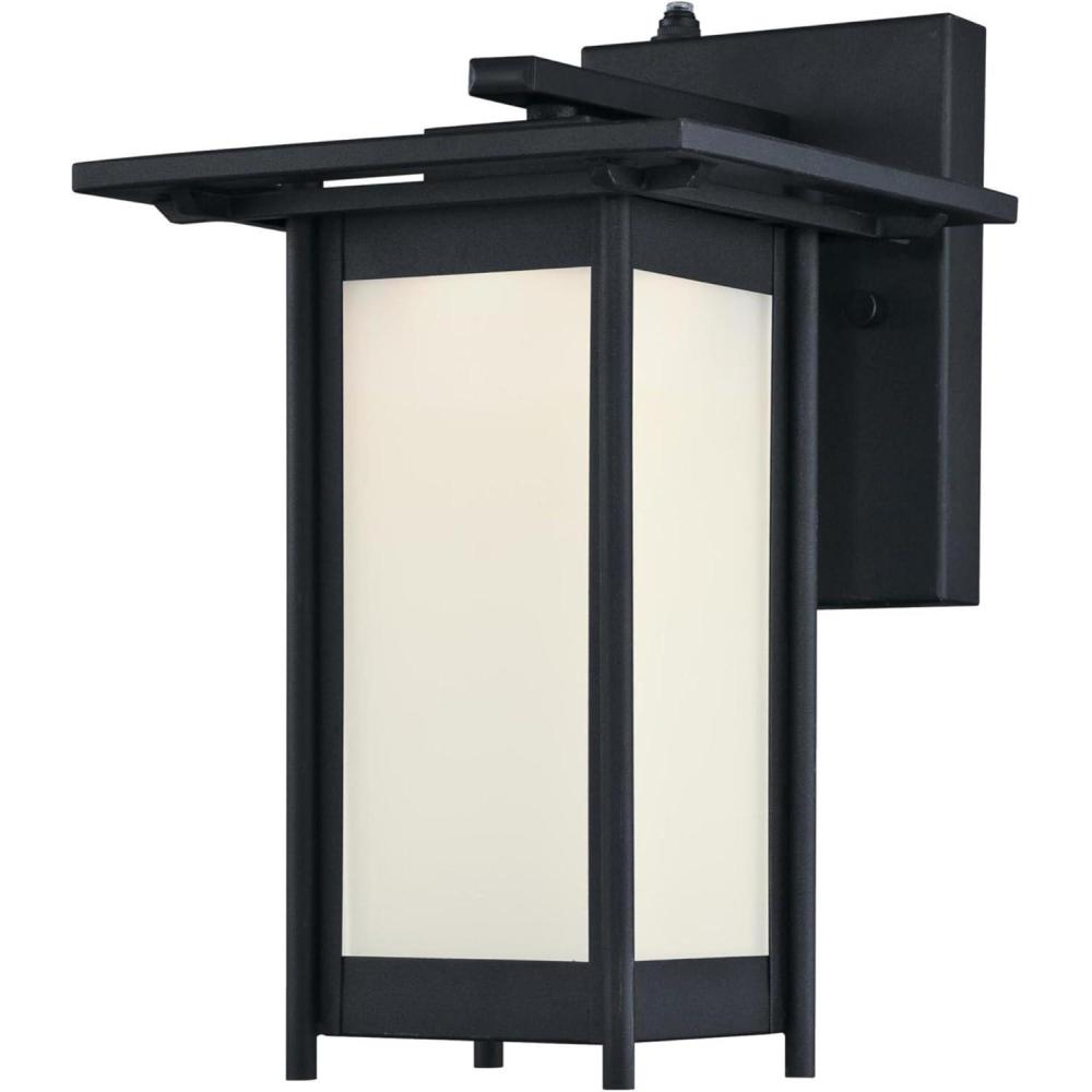 image:imageWestinghouse 6203800 Clarissa 1 Light Outdoor Wall Lantern Textured BlackBlack Photocell