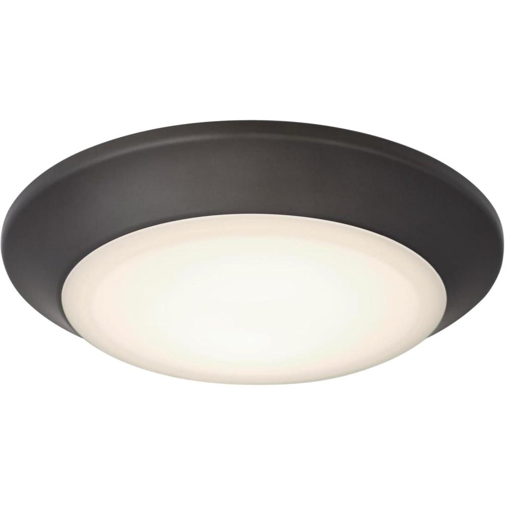 image:imageWestinghouse 6321900 Small LED IndoorOutdoor Dimmable Surface Mount Wet Location Brushed Nickel Finish with Frosted Lens No SizeBlackBronze