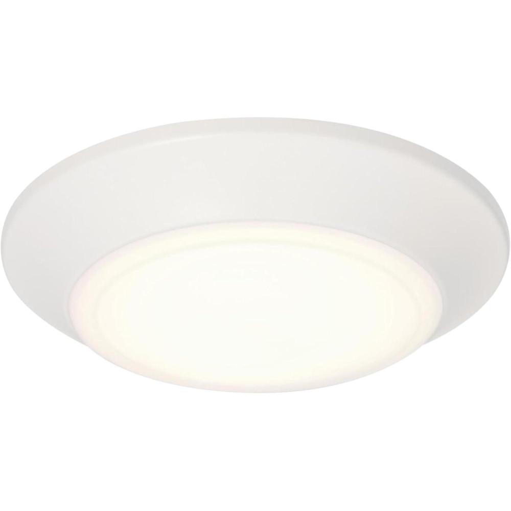 image:imageWestinghouse 6321900 Small LED IndoorOutdoor Dimmable Surface Mount Wet Location Brushed Nickel Finish with Frosted Lens No SizeWhite Finish