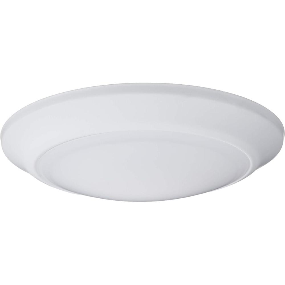 image:imageWestinghouse 6322900 Large LED IndoorOutdoor Dimmable Surface Mount Wet Location White Finish with Frosted Lens
