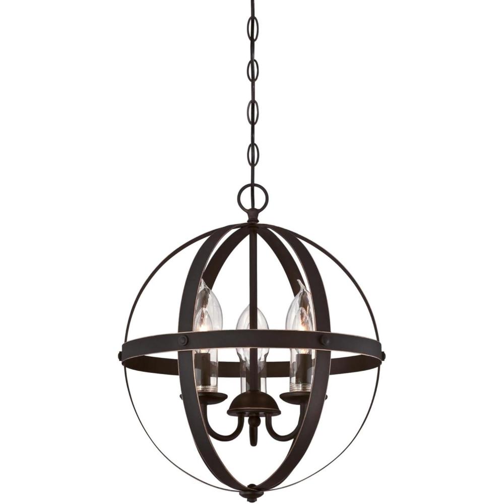 image:imageWestinghouse 6339000 Stella Mira SixLight Outdoor Chandelier Oil Rubbed BronzeORB 3 Light