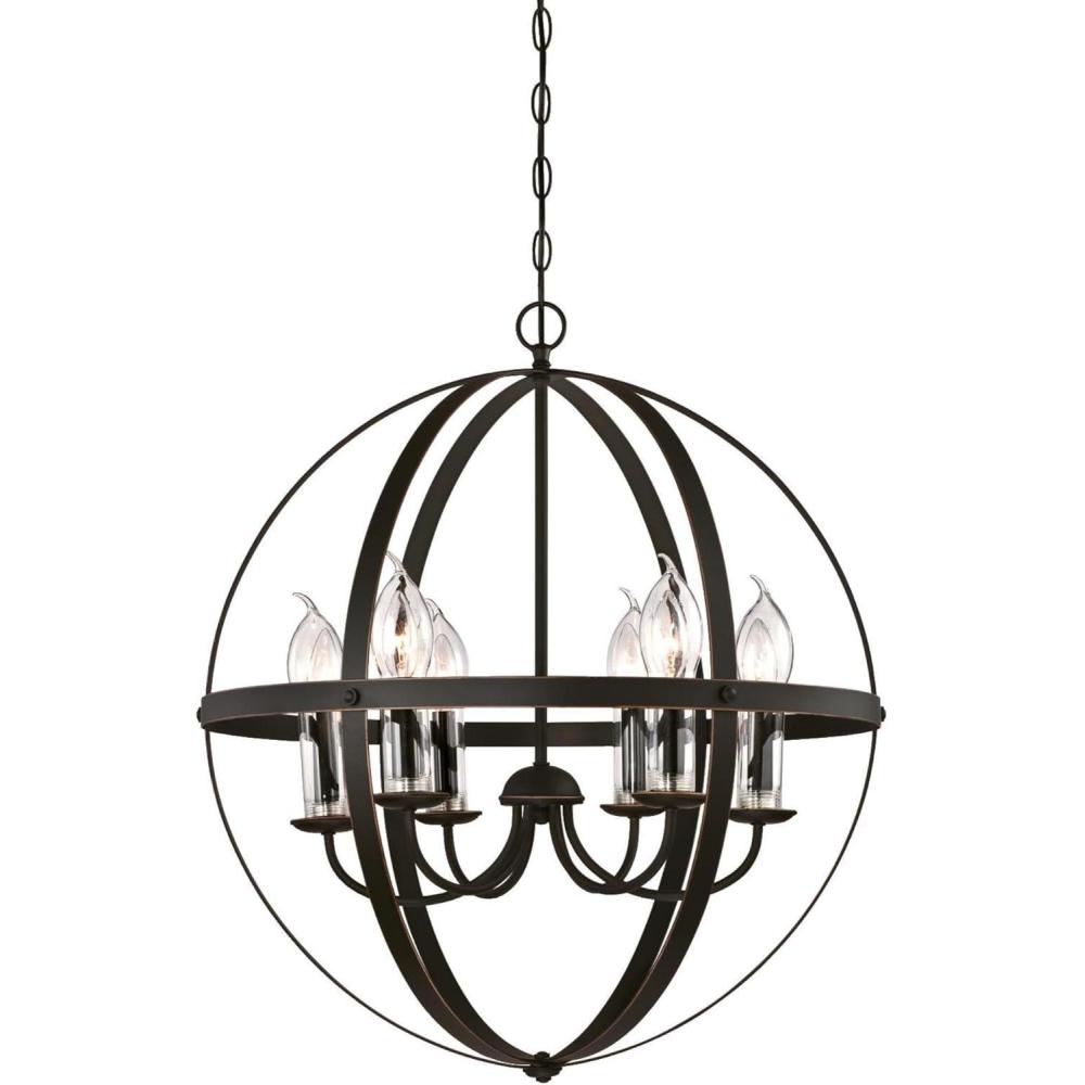 image:imageWestinghouse 6339000 Stella Mira SixLight Outdoor Chandelier Oil Rubbed BronzeORB 6 Light