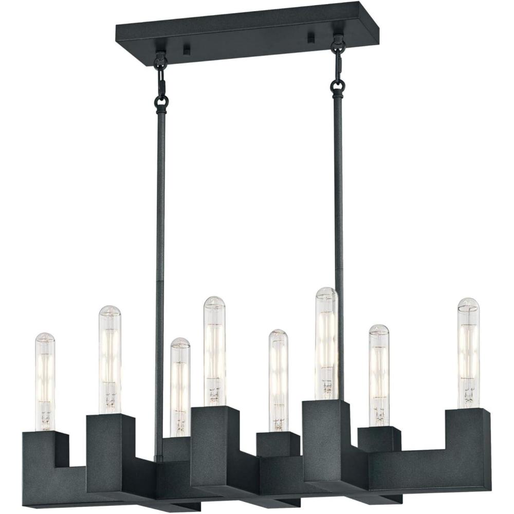 image:imageWestinghouse 6350300 Skybridge EightLight Dimmable LED Indoor Chandelier Iron8Light Chandelier