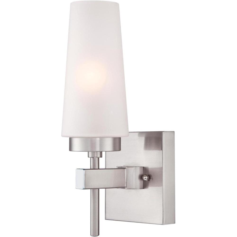 image:imageWestinghouse 6352700 Chaddsford SixLight Indoor Champagne Brass Finish with Frosted Glass ChandelierBrushed Nickel