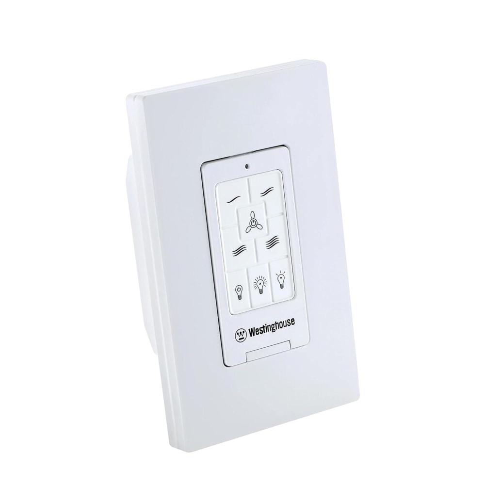 image:imageWestinghouse 7788500 Four Speed Ceiling Fan and LED Light Wall Control White