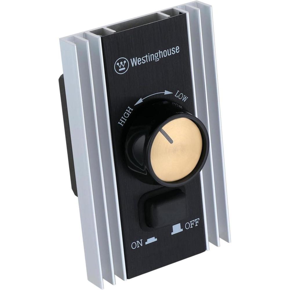 image:imageWestinghouse 7788600 Variable Speed Rotary Wall Control Compatible with Jax IndustrialStyle Ceiling Fans Black and Nickel