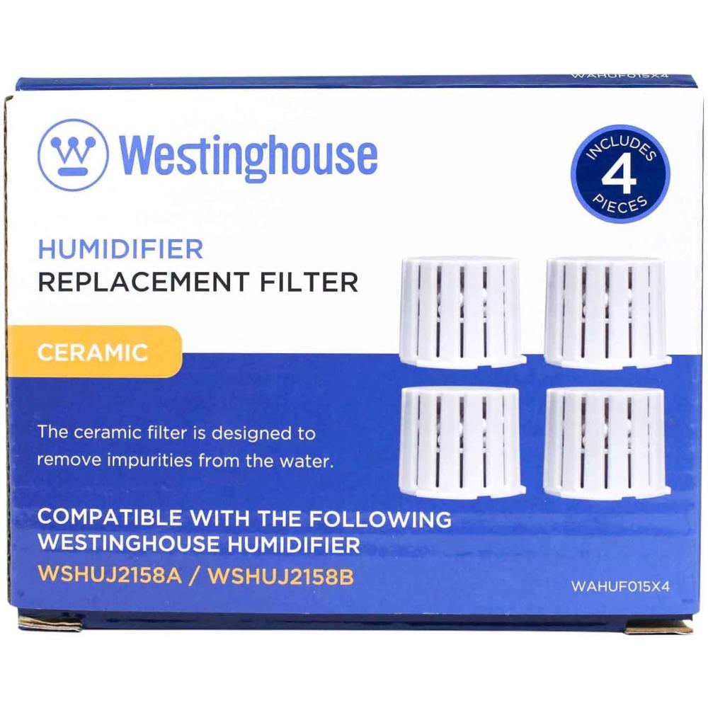 image:imageWestinghouse Ceramic Ball Filter Set for Westinghouse Humidifiers WSHUJ2158B amp WSHUJ2158A 4 Pack Features Honeycomb Filtration System to Maintain Clean and Breathable Air