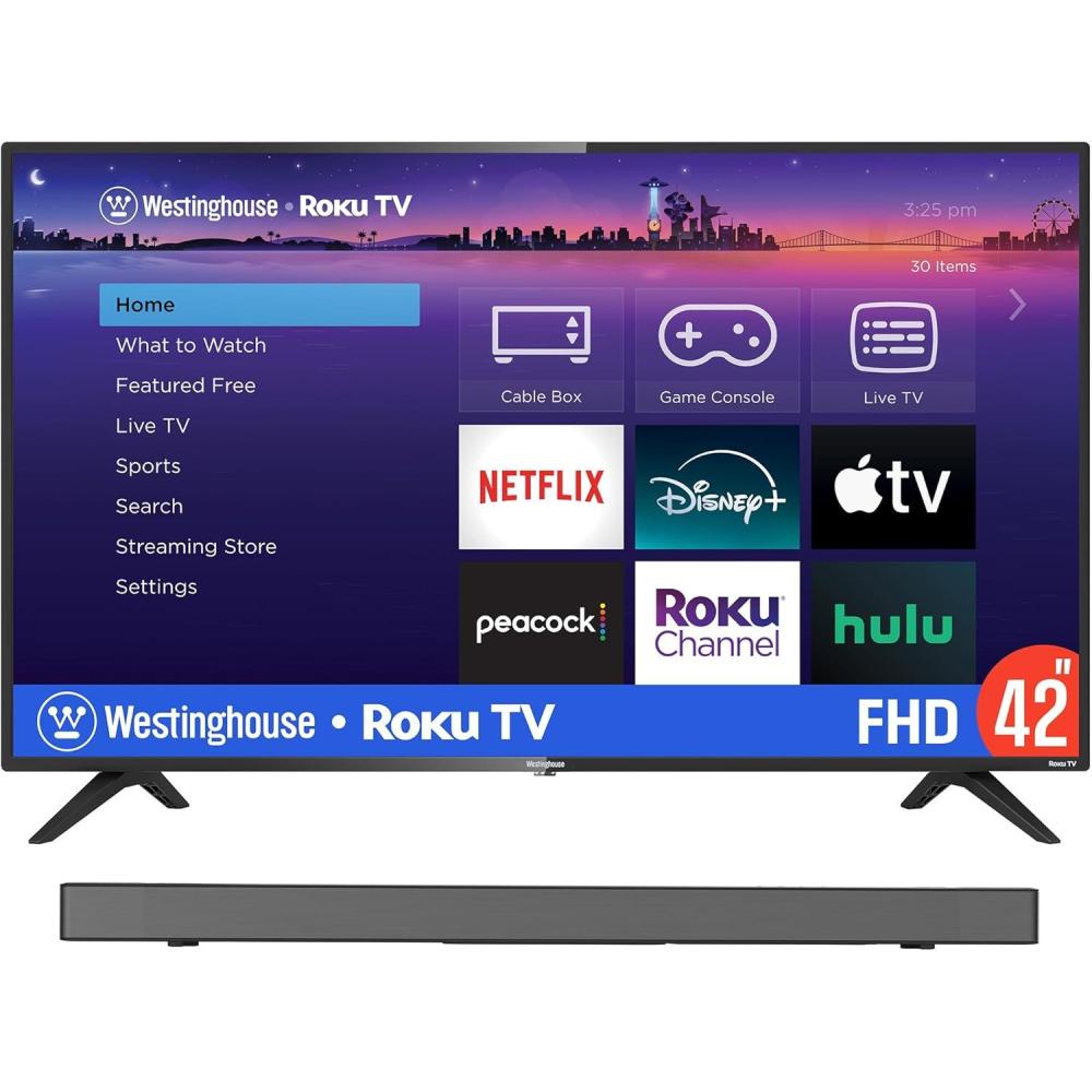 image:imageWestinghouse Full HD 42 Inch TV and 312 AllinOne Soundbar