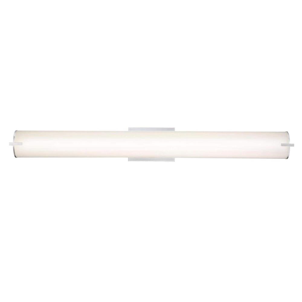 image:imageWestinghouse Lighting 6112200 Ashwin Transitional OneLight 30 Watt Dimmable LED Indoor Wall Fixture with Color Temperature Selection Brushed Nickel Finish White Frosted Shade