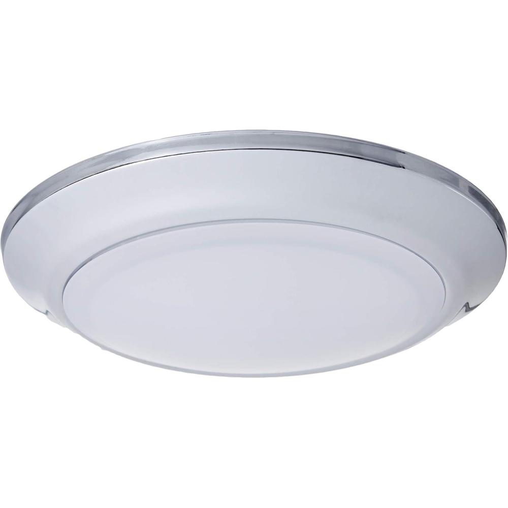 image:imageWestinghouse Lighting 6322600 Large LED IndoorOutdoor Dimmable Surface Mount Wet Location Chrome Finish with Frosted LensChrome