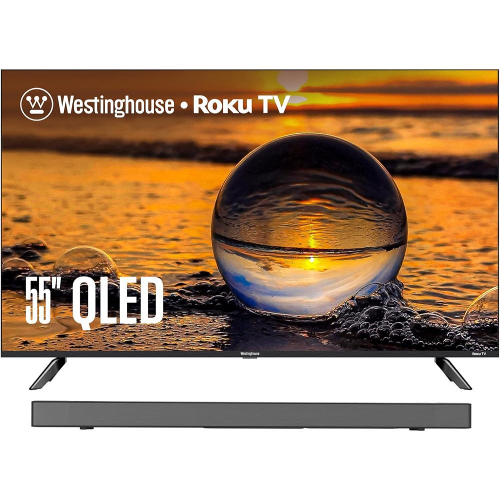 image:imageWestinghouse QLED 55 Inch TV and 312 AllinOne Soundbar